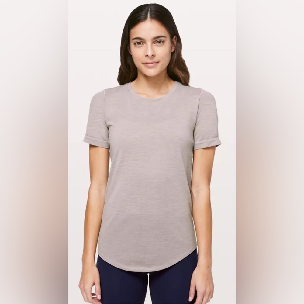 Lululemon Aerial Silk Relaxed Tee